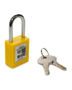 Cadeado de Segurança Multiuso Amarelo DBS Lock NR12 Sibratec 1