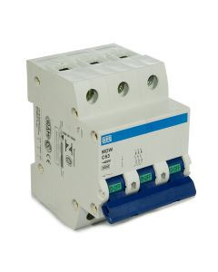 Disjuntor Tripolar 63A Weg Mini DIN MDW C63 5kA Curva C