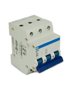 Disjuntor Tripolar 6A Weg Mini DIN MDW C6 5kA Curva C