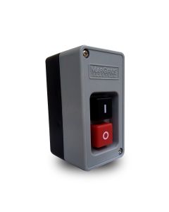 Interruptor de Tecla Tripolar Margirius Cs-102 30A Preto e Vermelho