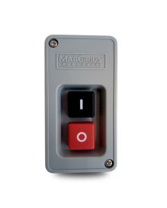 Interruptor Tecla Monofásico Margirius Cs-102 30A Preto Vermelho 1