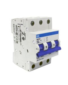 Disjuntor Tripolar 63A Curva C Weg C63 Mini DIN 10kA MDWH