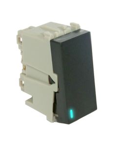 Modulo Interruptor Paralelo 10A Weg Refinatto Preto com Led