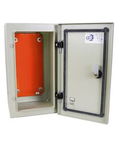 Caixa para Painel Elétrico 35x20x20cm Metal View Tech