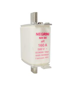 Fusivel NH Ultra Rapido aR 160A Negrini NH 00 160 500 UR