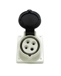 Tomada Industrial de Embutir 3P + T 16A 600V 5h IP44 Scame * 1