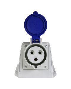 Tomada Industrial e Padrão Brasileiro 2P+T 32A 220V 6h Scame