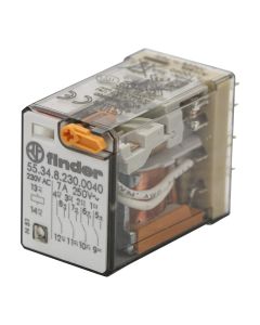 Rele Industrial Finder 230Vca 7A 4NAF 55.34 1