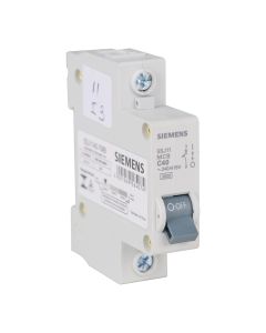 Disjuntor Monopolar 40A Curva C Siemens C40 Mini DIN 5kA