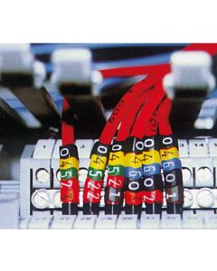 Kit Anilhas Hellermann 1/3 para cabo 0,3-1,5mm coloridas MIL 1