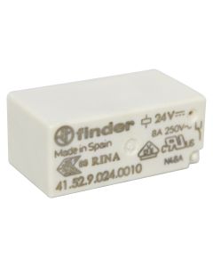 Mini Rele Industrial Finder 8A 24Vcc 41.52 1