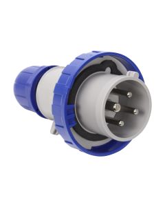 Plugue Industrial 3P+T 16A 220V 9h IP66/67/69 Scame Azul 1