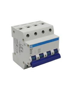 Disjuntor Tetrapolar 40A Curva C Weg C40 Mini DIN 5kA MDW