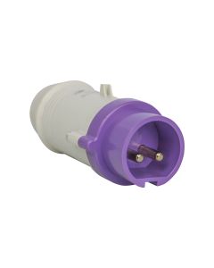 Plugue Industrial 2P 16A 24V IP44 Scame Roxo 1