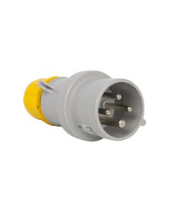 Plugue Industrial 3P + T 16A 110V 4h IP44/54 Scame Amarelo 1