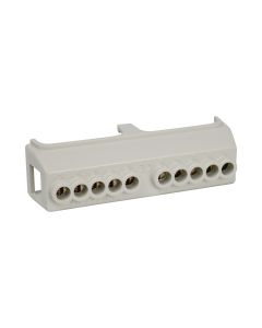 Conector Barra IP20 Scame Cinza com Terminal Extra