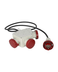 Adaptador de Tomadas Industrial Multi-Vias 3NR 3P+T 16A 400V (Scame IP66) 1