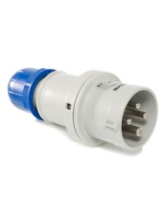 Plugue Industrial 3P + T 16A 220V 9h IP44/54 Scame Azul 1