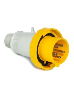 Plugue Industrial 3P+N+T 32A 110V 4h IP66/67 Scame Amarelo 1