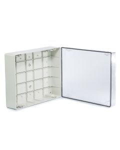 Caixa de Passagem Sobrepor 380x300x120mm IP56 Scame Cinzento 1