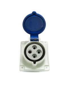 Tomada Industrial de Embutir 3P+T 32A 220V 11h IP44/54 Scame 1