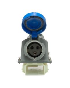 Tomada Industrial 2P + T 32A 220V 6h Scame Azul 2