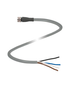 Cabo para Sensor M8 4 pinos Fêmea 2m 30V 3A Pepperl Fuchs V31-GM-2M-PVC