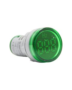 Frequencímetro Digital 22mm Verde 0 a 99Hz 20~400Vca
