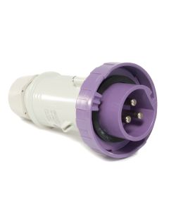 Plugue Industrial 3P 32A 24V IP66/67 Scame Roxo