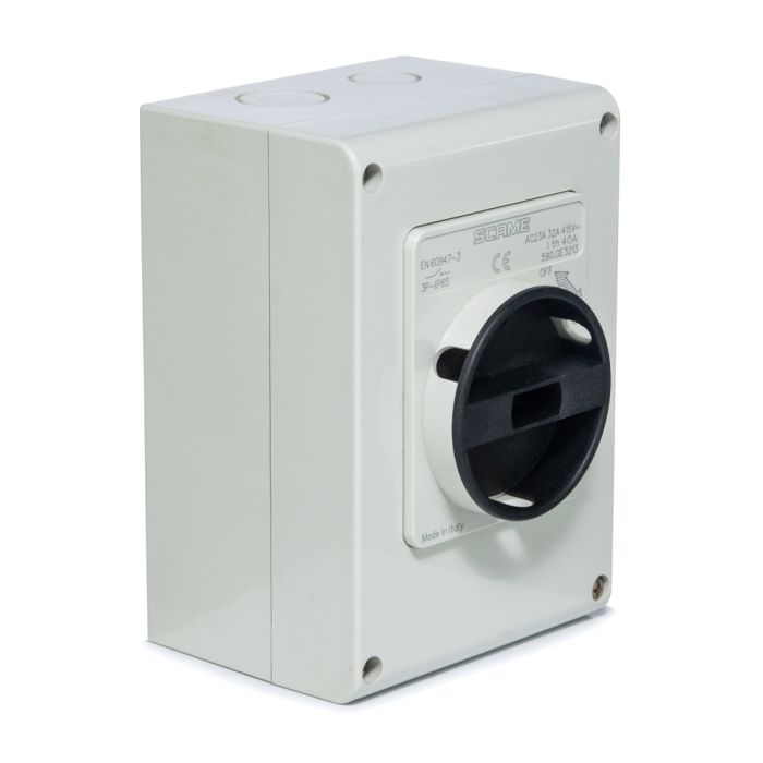 Chave Seccionadora Rotativa 32A 3P 110x150x87mm View Tech