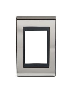 Placa 4x2 3 Posições Refinatto Weg Titânio e Preto