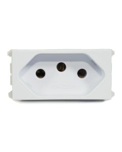 Modulo de Tomada 10A 2P + T Weg Refinatto Branco