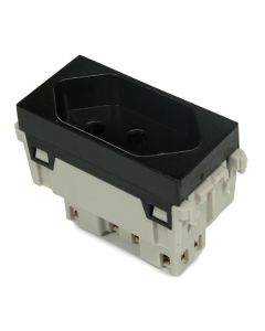 Modulo de Tomada 10A 2P + T Weg Refinatto Preto