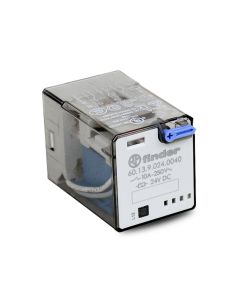 Rele Industrial Finder 24VCC 10A  3 Contatos Reversiveis