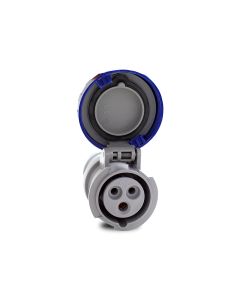 Tomada Industrial Scame Azul 2P+T 16A 220V 6h