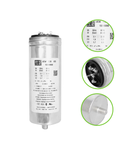Capacitor Weg Monofásico 220V 2,5kVAr 60Hz UCW2,5V25 L10 * 1