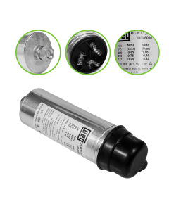 Capacitor Weg Trifásico 220V 1kVAr 60Hz Trifásico UCWT1V25 L10 1