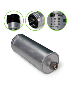 Capacitor Weg Trifásico 440V 2.5kVAr 60Hz UCWT2,5V49 L10 HD 1