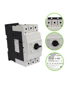 Disjuntor Motor Weg MPW de 80A a 100A Tripolar MPW100 1