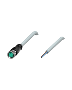 Cabo para Sensor M8 3pin 5m 48Vca/60Vdc 3A Pepper Fuchs (V3-GM-5M-PVC) 1