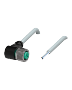 Cabo para Sensor M12 5pin 5m 48Vca/60Vcc 4A Pepper Fuchs (V15-W-5M-PVC) 1