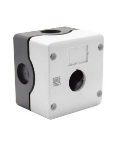 Caixa plástica Weg 1 Furo 22mm IP66 Cinza