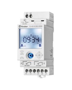 Rele Programador Horario Finder Semanal Astro NFC 2Rev 230Vac 1