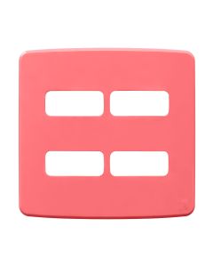 Placa 4x4 WEG 4 Posições Composé Rosa