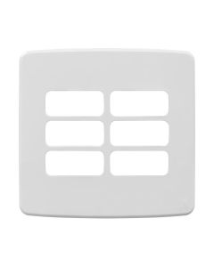 Placa 4x4 WEG 6 Posições Composé Branco