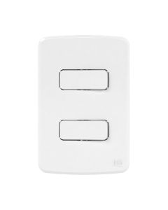 Placa de Tomada Weg Branca Suporte e Interruptor 10A 250V