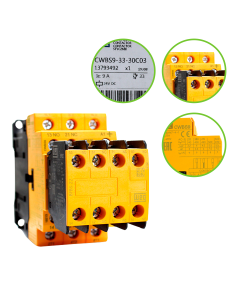 Contator de Segurança Weg 24Vcc 9A Tripolar 3NA 3NF CWBS 1