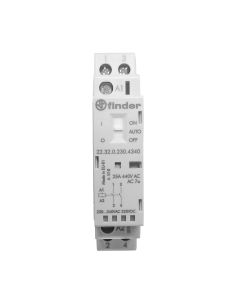 Contator Finder 230Vca/Vcc 25A Tripolar 2NA Serie 22