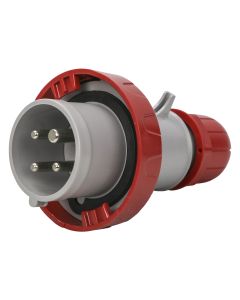 Plugue Industrial Scame 3P + T 16A 440V 11h IP67/69 Vermelho 1
