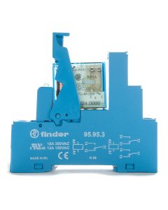 Rele de Interface Finder 24VCC 8A 2 Contatos Reversíveis 3